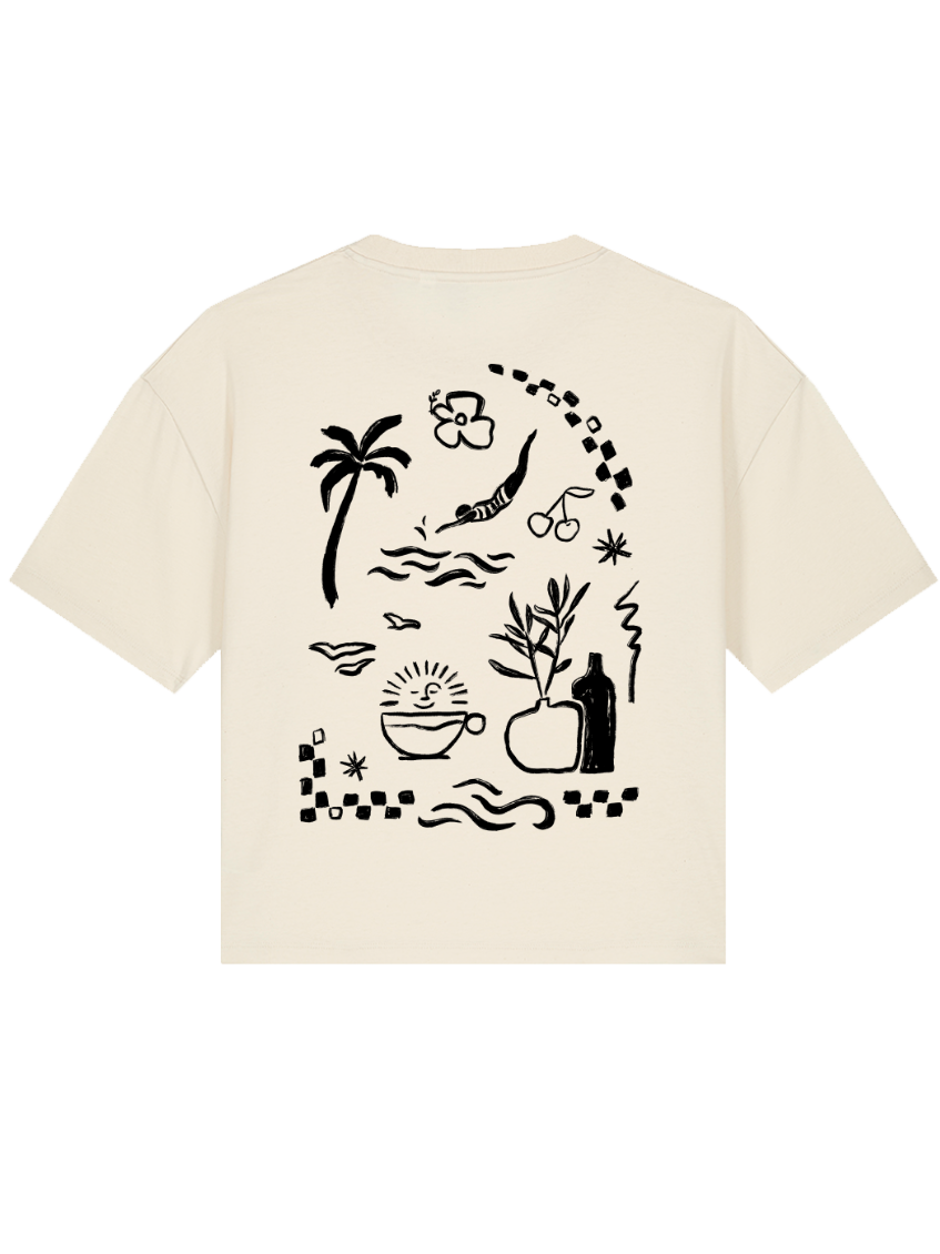 summer - Women Shirt, nature - schwarz