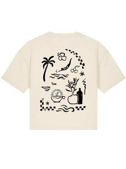 summer - Women Shirt, nature - schwarz
