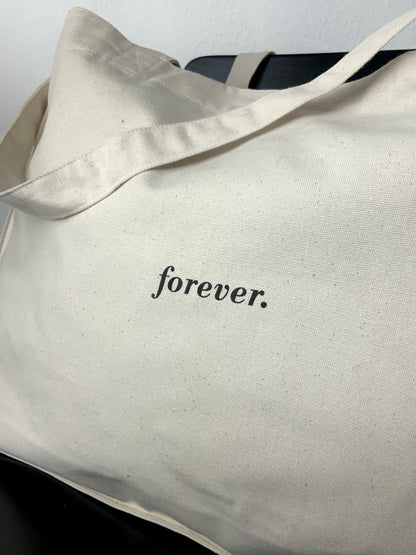 forever - XXL-Baumwolltasche, nature